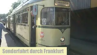 Frankfurter Sta&szlig;enbahn - Linie V Mitfahrt im L Wagen