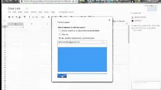 Google Spreadsheet 3 Collaborate and Share