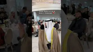 Sheikh Mishary arrives at dinner in Amsterdam ✨❤️ #alafasy #amsterdam #netherlands #event #dinner