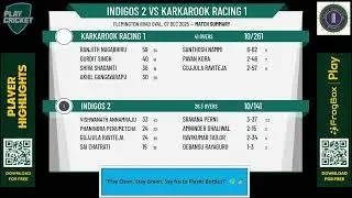 Indigos 2 v Karkarook Racing 1