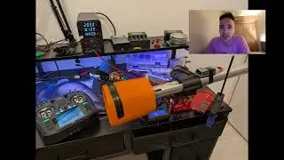 105mm 3D printed EDF - performance tests at 1kW with 30mm duct cut