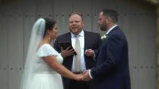 Erica and Dan's Wedding Celebration   Vows and Ring Exchange 11 4 17