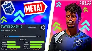 FIFA 22 PRO CLUBS - BEST STARTER *META* CAM BUILD TO GET MAX SKILL POINTS QUICKLY.....