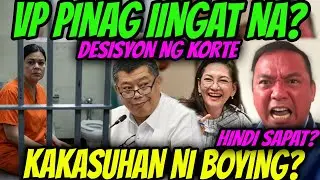 NAKU PO! PILIT SI SI BA KIN SI VP  PARA HINDI MAKA TAKBO SA 2028? KELANGAN NG MAG INGAT?