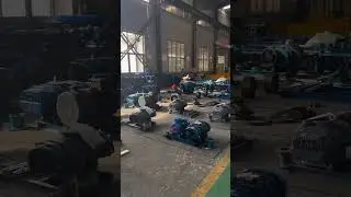This is the assembly area of our company's Roots blower
