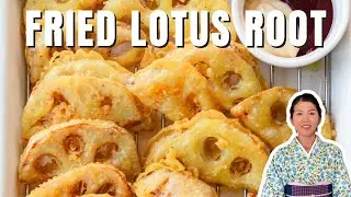 Deep Fried Lotus Root | Crispy Lotus Root Recipe | Chef JA Cooks