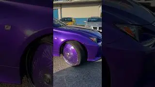Candy Purple Lexus RC on 24&rdquo; DUB Floaters