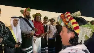 تكثيرة صف بلغازي في حفل زواج الشاب فيصل بن مفرح القرادي