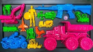 Membersihkan mainan mobil mobilan,motor balap,mobil balap,mobil monster,exavator,anomali,mobil molen