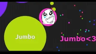 Helping Jumbo? MLG Parody - Solo Agar.io Gameplay
