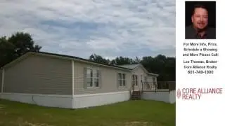 13 Rebel Hill Dr., Carriere, MS Presented by Lee Thomas, Broker.