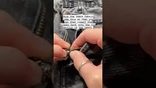 Repair a broken zipper without replacing
