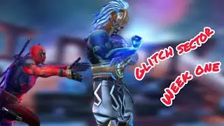 MCOC: Glitch Sector| Week One| Hacks that I selected & Zone 16 to 25 Boss fights|