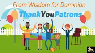 THANK YOU PATRONS!!! November 19th Patrons Celebrations Day #THANKYOUPATRONS
