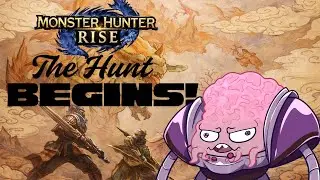 Alien studies basic  hunting by attacking a Chicken (Aknosom) in Monster hunter!