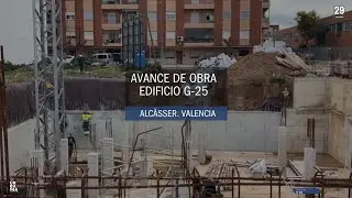 Avance de obra Edificio G-25 en Alc&agrave;sser, Valencia