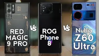 Red Magic 9 Pro vs Rog Phone 8 vs Nubia Z60 Ultra