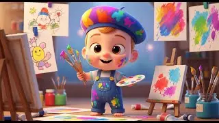 Creative Art Ride Day 🎨🎡🎶 Fun Kids Song | Art & Learning Adventure