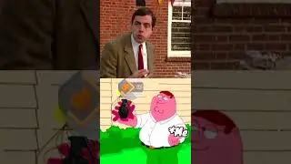 Mr bean reaction Family Guy Peter 🤣 #mrbean  #viral #pubg  #bgmi