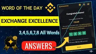 Theme Exchange Excellence WOTD | Binance Word Of The Day | Today Crypto Wodl Answers