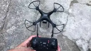 TESTANDO DRONE HDRC 4K WI-FI VOANDO DENTRO DE CASA