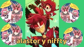 alastor y niffty Amigos y Compinches Hazbin hotel 