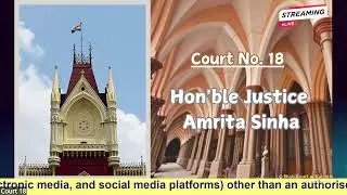 08 December 2025 | Court No. 18 | Live Streaming of the Court proceedings