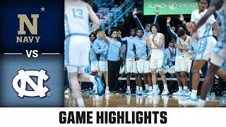 Navy vs North Carolina Game Highlights | 2025-26 ACC Men's Basketball