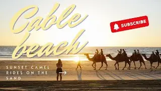 Cable Beach (WA) &ndash; Sunset Camel Rides On The Sand