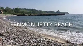 Penmon Jetty Beach is a remote stony beach not far from Beaumaris and on the way to Penmon Point.