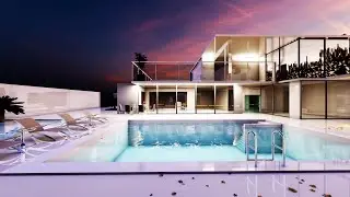 LUMION 10 -  Cinematic Architectural Animation (Modern Villa)