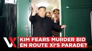 Kim Jong Un's Ride To China | North Korea Leader Takes Bulletproof Train To Join Xi & Putin | VERTEX