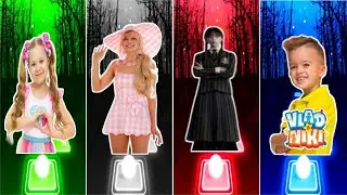 Diana Roma  Vs Barbi Doll Vs Wednesday Vs Vlad Niki Tileshop MusicVideo Coffindance video⚡
