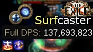 [Phrecia League] The Ultimate Surfcaster Build for Sanctum Farming POE 3.25 - RF Penance Brand