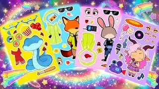 Zootopia Sticker Magic: Create Your Own Animal City!