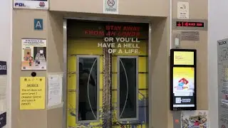 AWESOME FUJITEC ELEVATOR at Chinatown Complex 25 Floors Residential Tower (Told off for Filming)