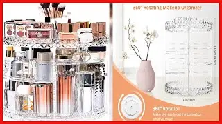 DreamGenius Makeup Organizer, 360 Degree Rotating Cosmetic Storage Organizer