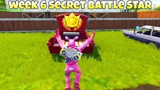 NEW! WEEK 6 SECRET BATTLE STAR (LOCATION) FREE TIER! Fortnite Battle Royale