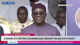 Governor Otti Performs Groundbreaking Ceremony For Abia State Project