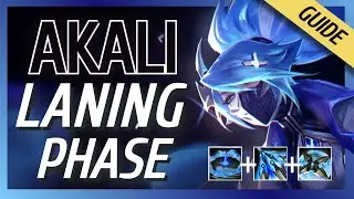How to STOMP QIYANA as AKALI in EARLY LANING PHASE &ndash; 4 Minute Guide