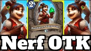 NERFED?! Pandaren Importer Shadowstep OTK Combo! | Hearthstone