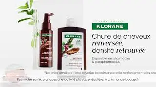 Chute de cheveux ? Nouveau Traitement antichute Klorane