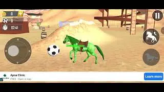Green horse game play roblox 3d  