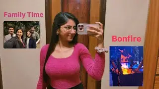 Fun with family in Jim Corbett | Bonfire and DJ night #vlog #family #fun #trip 