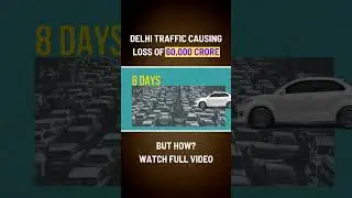 Sad Story of Delhi Traffic 😭 #delhi #traffic #sad #delhincr #shorts #short #ytshorts #ytshort #reels