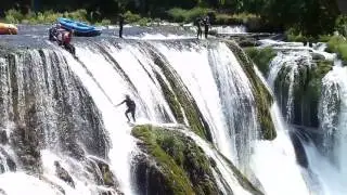 Skok sa &Scaron;trbačkog buka (Waterfall jumping -Strbacki buk)