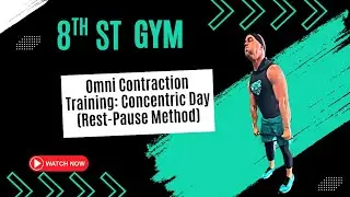 Omni Contraction Training: Concentric Day (Rest-Pause Method) #8thstreetgym #gym #fitness #workout 