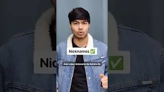Nicknames
