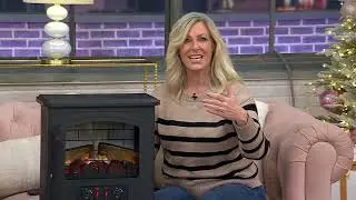 Duraflame Infrared Electric Stove Heater w/ Pedestal Base on QVC