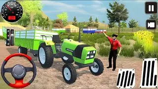 Indian Farming Cargo Tractor Offroad Driving Indian Tractor Simulator 2 | Android Gameplay #197